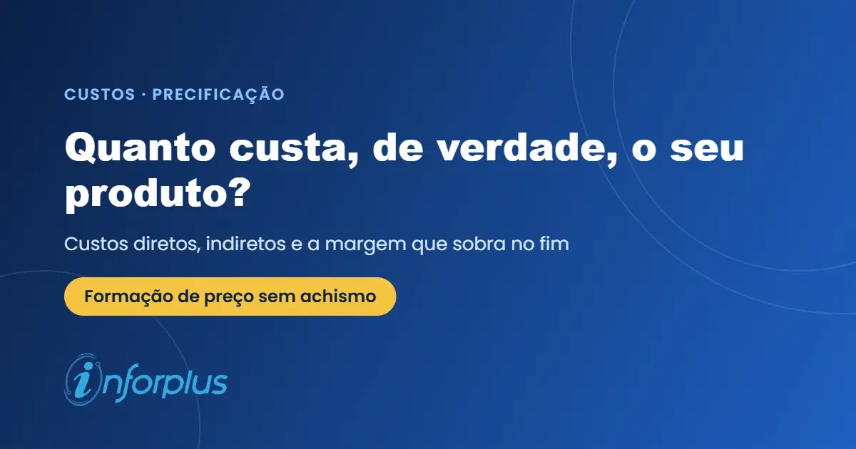 Capa do artigo sobre custos diretos e indiretos na formação de preço